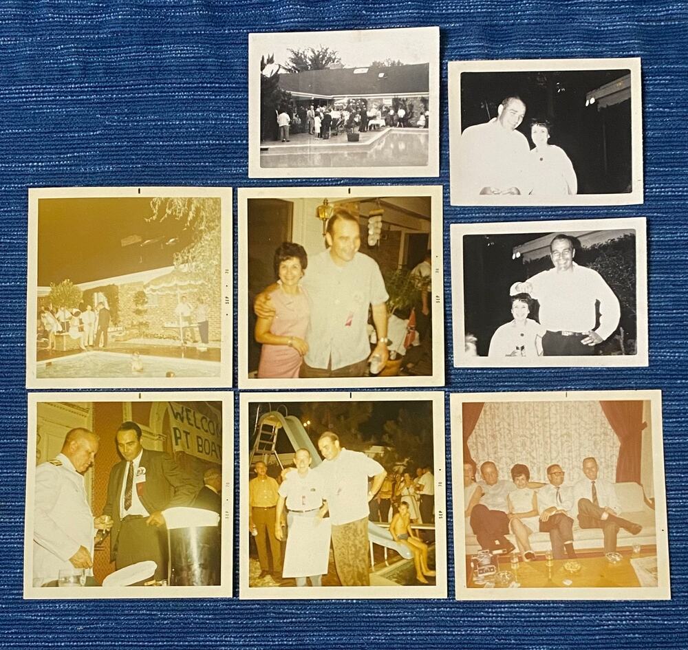 Vintage Personal Photo Lot Memphis Mayor Henry Loeb III PT Boat House Party